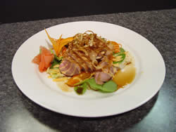 DUCK APPETIZER - CLICK HERE FOR A CLOSE-UP IMAGE 